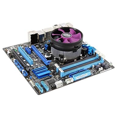 Cooler Master X Dream i117 Refroidissement par Air pour CPU -Conception en Croix Low Profile 60.4mm, Ventilateur 95mm (19dBA, 1800tr/min) Installation Clip Push-Pin - Compatible Sockets Intel LGA1151