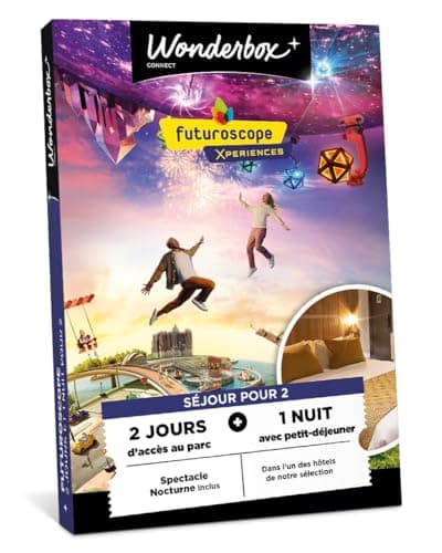 Futuroscope - Séjour pour 2 - Coffret Cadeau - Ticketbox - Idée Cadeau Divertissement