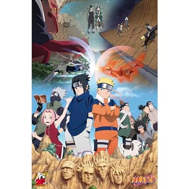 GB eye - NARUTO - Poster Maxi 91,5x61 - La volonté du feu