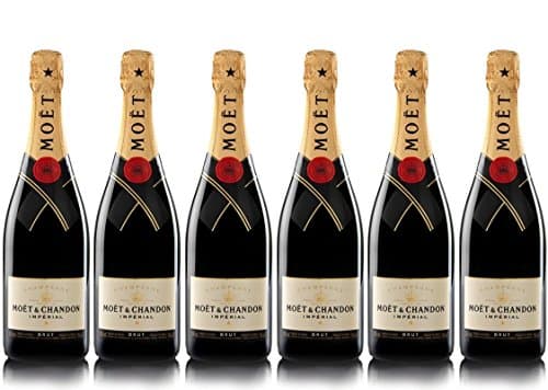 LOT 6 CHAMPAGNES MOËT & CHANDON BRUT MOËT IMPERIAL 75CL