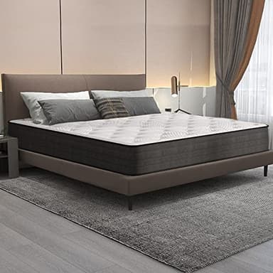 IZTOSS Matelas 140x190 - Épaisseur 16cm - Luxe Matelas de Lit d'Adulte - Matelas à Mémoire de Forme - 8 Zones de Confort Mousse Mémoire Adaptative