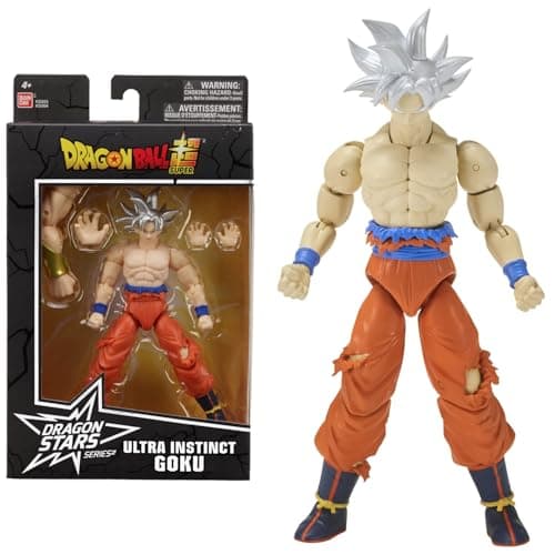 BANDAI - Dragon Ball Super - Figurine Dragon Stars 17 cm - Goku Ultra Instinct - Licence Officielle Dragon Ball - Figurine articulée Goku - Jouet Enfant 4 Ans et + - 35994J