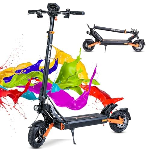 Trottinette Électrique Adultes Kukirin G2 Pro, Autonomie De 58 Km & Double Système Freinage, GrâCe à Un Moteur De 600W Pneus Tout-Terrain De 9 Pouces, Trottinette Électrique Pliable Écran LCD HD