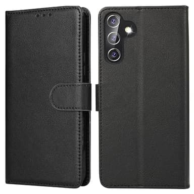 Keteen Coque pour Samsung Galaxy A54 5G, Etui Housse en Cuir PU Premium [Pochette de Portefeuille] Emplacements Magnétique Flip Porte Cartes Protection Étui pour Samsung Galaxy A54 5G, Noir