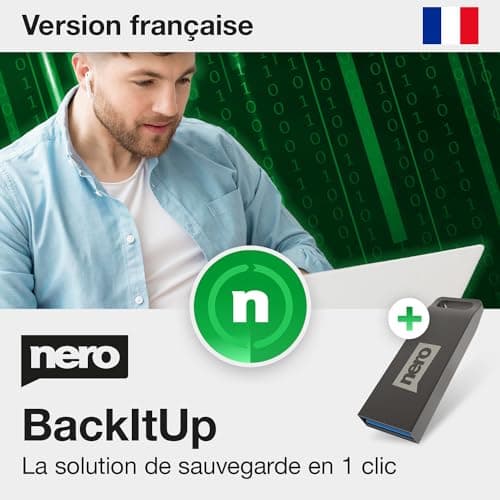 Nero Backup - Logiciel de sauvegarde de données sur clé USB - sauvegarde de données, récupération de données, cloud, restauration, sauvegardes entièrement automatiques, Windows 11, 10, 8, 7