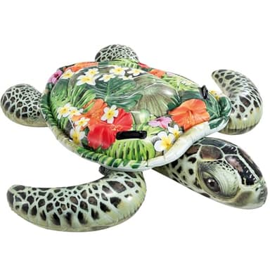 Intex - 57555NP - Bouée Tortue Aloha A Chevaucher, Vert, 191x171 cm