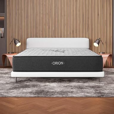 COSMOS - Matelas 160x200 cm - Orion - Épais 30 cm - Mousse à mémoire de Forme et Blue Latex - Confort Ferme - 7 Zones - Réversible - Hypoallergénique - Durable - Couchage Indépendant - Respirant