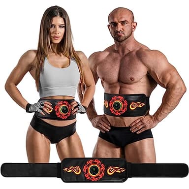 JOYTOUR Ceinture Abdominale Electrostimulation, Appareil Electrostimulation Abdominale Scientifiquement Vérifiée, Sûre, Efficace, Rapide Electrostimulateur Musculaire, Ajout de Ceinture d'extension