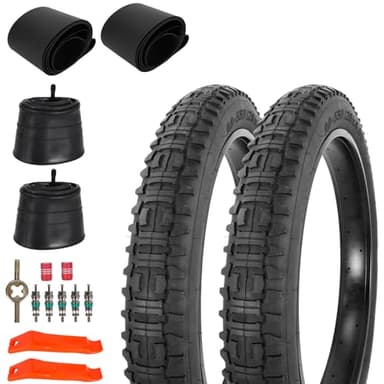 Très résistant 26X4 98-559 E-Bike Fat Pneus, Pneus et Chambres à air 26X4.0 très résistants à l'usure pour pneus 26 Pouces E-Bike Mountain Snow Bike - 2 Paquets