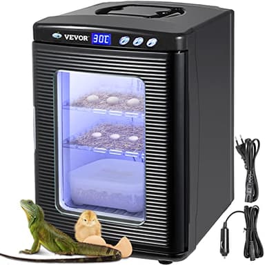 VEVOR Incubateur 5°-60°C (36-140°F), 25L Couveuses Automatique Appareil à Couver Couveuse avec Température Constante Meilleur pour Reptiles, Amphibiens