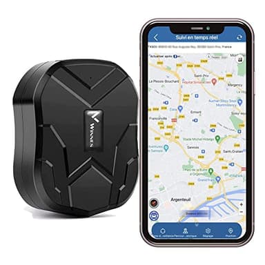 Winnes Traceur GPS Voiture avec Mic sans Abonnement 4G TK905B Suivi en Temps réel Antivol avec Batterie 10000mah Tracker Magnétique étanche Localisateur Suivi Véhicule Moto VTT Valise par SMS/APP/PC