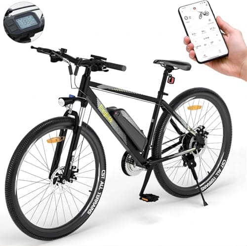 Eleglide Vélos Électrique MTB-1 Plus, Vélo de Montagne électrique 27,5"/29" VTT Électrique Batterie 12,5 Ah, écran LCD, 21 Vitesses, E-Bike Urbain pour Adulte (M1 Plus-27,5 Pouces-APP)