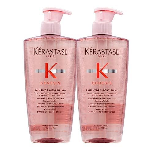 Kérastase Shampooing Cheveux Fins Nourrissant et Fortifiant Anti-Perte Bain Hydra-Fortifiant Genesi