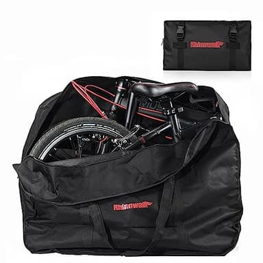 Loyzey Housse de Transport Vélo Pliable 20 Pouces - Grand Sac Imperméable et Étanche pour Protection et Voyage Aérien - VTT, Cyclisme, Train
