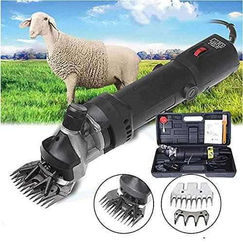 Sinbide Tondeuse Mouton 690W Tondeuse Electrique Professionnelle pour Mouton Animaux Mouton Laine Chèvre Tondeuse Mouton Professionnelle(Noir)