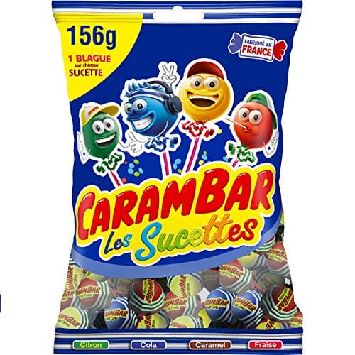 Carambar Bonbon Sucettes Family, 156g