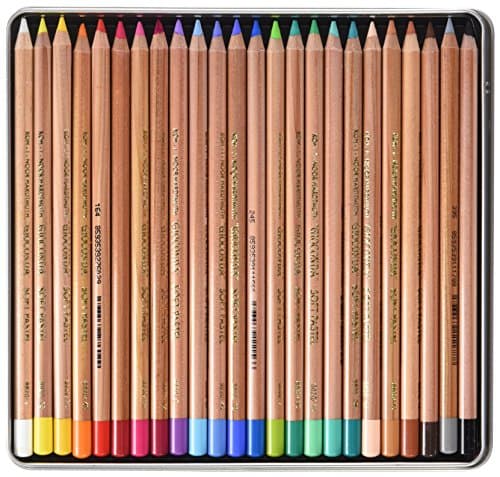 Koh-I-Noor Crayons d'Artiste Crayons pastels doux (Set de 24)