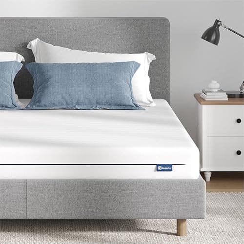 Avenco Matelas en Mousse 80x200, Epaisseur 12cm, Matelas en Mousse en Fibre de Bambou, Matelas Réversible Été/Hiver, 7 Zones de Confort, Degré de Fermeté H3 et H4, Excellent Confort et Respirable
