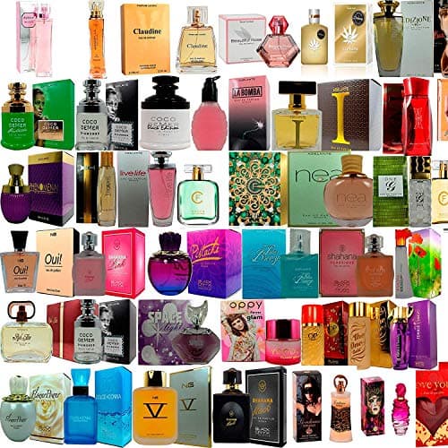 Lot de 3 (trois) parfums français de haute qualité pour femme 80 à 100 ml chacun Sélection nuit et jour Emballage individuel.