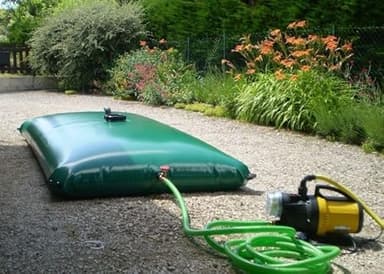 RCY Citerne Souple 10 m3 (10000L) - PVC Traité Anti-UV - pour Jardin/Vide sanitaire/Terrasse... - Fabrication Française - Direct Usine