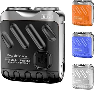 Rasoir électrique à Bagages, 2025 Nouveau Rasoir Barbe Mini Et Conception De Valise Portable, Mini Electrict Shavers Pour Hommes, Mini-Rasoir De Rasoir à Rasage Pour Les Hommes (Noir)