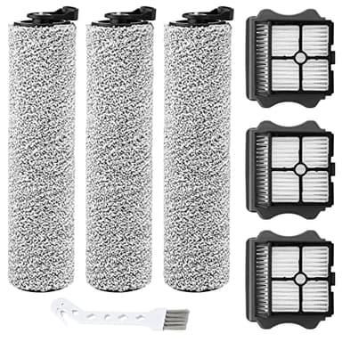 JORAIR iFloor 3 Filtre HEPA et 3 rouleaux de brosse compatible avec les aspirateurs secs et humides sans fil Tineco iFloor 3 Breeze Plus et Floor One S3
