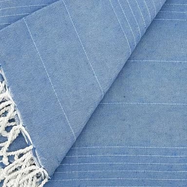 ECOMMERC3 Couvre-lit Multifonction léger et élégant pour canapé ou lit 230 x 260 cm Bleu