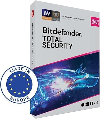 Bitdefender Total Security | 5 appareils | 1 an | PC/Mac/Smartphone | Code envoyé par la poste