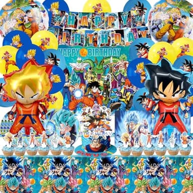 Decoration Anniversaire Dragon, Thème Anniversaire Dragon, Ballon Dragon Anniversaire, Vaisselle Anniversaire Dragon, Nappe Anniversaire Dragon Ball, Serviettes Dragon Ball, Ballon Helium Dragon