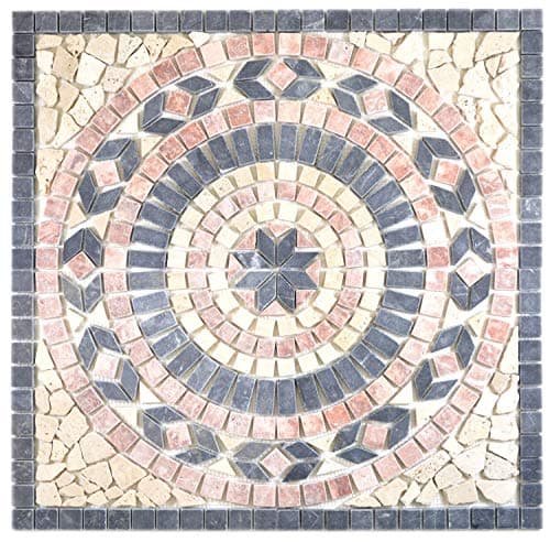 Carrelage mosaïque en pierre naturelle pour décoration murale, salle de bain, WC et cuisine.
