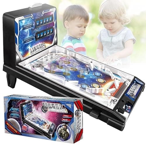 Jeu De Flipper De Table 270 * 420 * 245mm Pinball Électronique Flipper Électronique Portatif D'arcade avec Lumières, Jeu De Flipper D'arcade Électronique