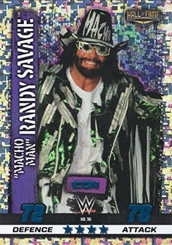 WWE SLAM ATTAX 10 - "MACHO HOMME" RANDY SAVAGE ICON CARTES À COLLECTIONNER - LUTTE