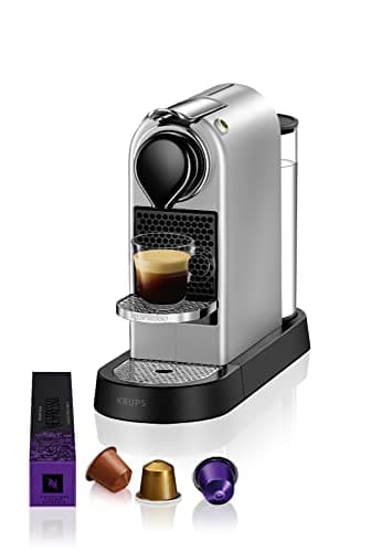 Nespresso Krups Machine à Café Citiz Argent Cafetière à Capsules YY4118FD