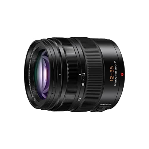 Panasonic Leica 12-35mm F2.8 | Objectif Zoom Polyvalent H-ES12035E (Grand Angle 12mm, F2.8 Constant, Stabilisé, Tropicalisé, eqv. 35mm:24-70mm) Noir – Compatible Monture Micro 4/3 Panasonic & Olympus