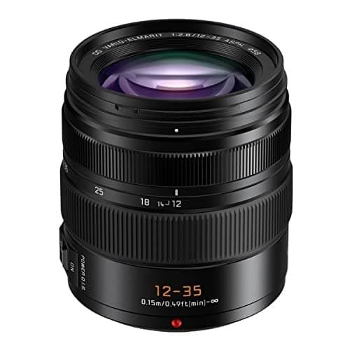 Panasonic LUMIX G Series Objectif d'appareil photo 12-35 mm F2.8 Leica DG Vario-ELMARIT Objectif interchangeable pour appareils photo numériques sans miroir Micro quatre tiers Power O.I.S. - H-ES12035