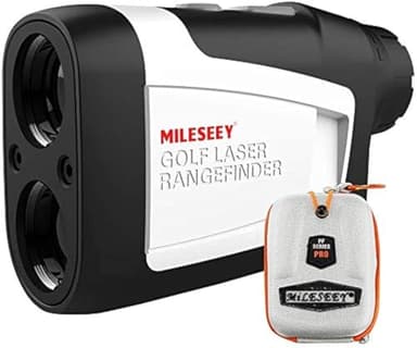 MiLESEEY Télémètre avec Slope on/Off, 600M/660Yd Télémètre Laser de Golf avec Flag-Lock et Vibration, légal pour Les compétitions, précision ±0,5M, grossissement 6X pour Le Golf et la randonnée