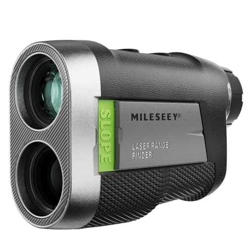 MiLESEEY Telemetre de Golf Rechargeable avec Interrupteur Slope on/Off, Télémètre magnétique Golf 1000M Flag Lock Vibration pour Chariot de Golf, précision ±0,5M