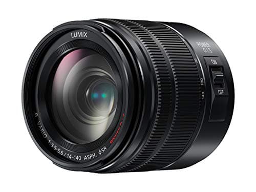 Panasonic Lumix 14-140mm F3.5-5.6 | Objectif Zoom Polyvalent H-FSA14140E (Grand angle 14mm, Stabilisé, Tropicalisé, equiv. 35mm : 28-280mm) Noir – Compatible monture Micro 4/3 Panasonic & Olympus