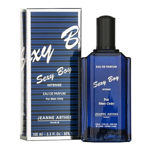 JEANNE ARTHES - Parfum Homme Sexy Boy Intense - Eau de Parfum - Flacon Vaporisateur 100 ml - Fabriqué en France à Grasse