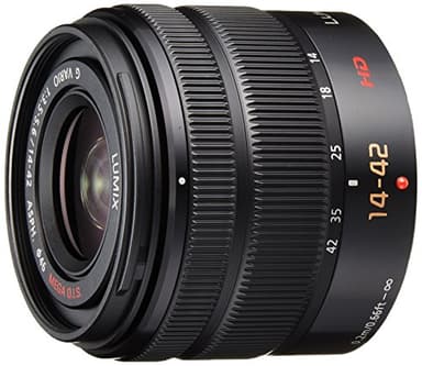 Panasonic 14-42 mm/F 3,5-5,6 II G Vario ASPH OIS H-FS1442A Objectifs 14 mm