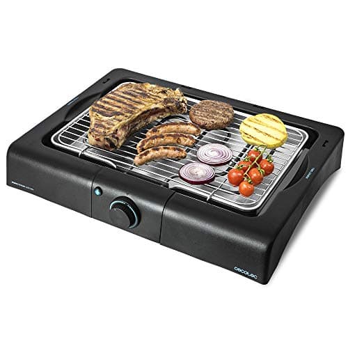 Cecotec big Barbecue de Table électrique PerfectSteak 4200 Way de 2400 W, Gril en Acier Inoxydable et Hauteur Ajustable sur 3 Niveaux, Noire